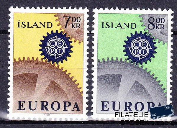 Island známky Mi 0409-10