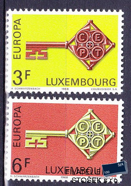 Luxemburg známky Mi 0771-2