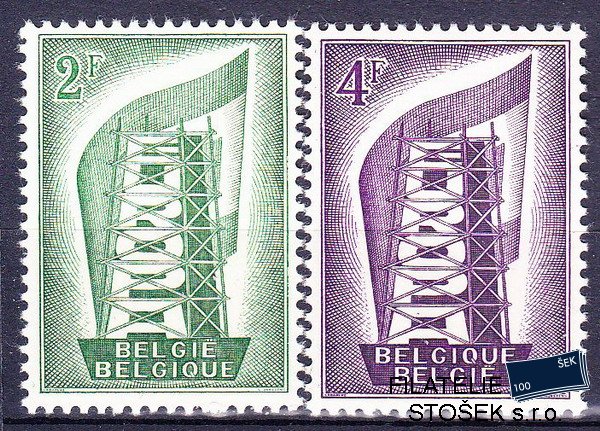 Belgie známky Mi 1043-4
