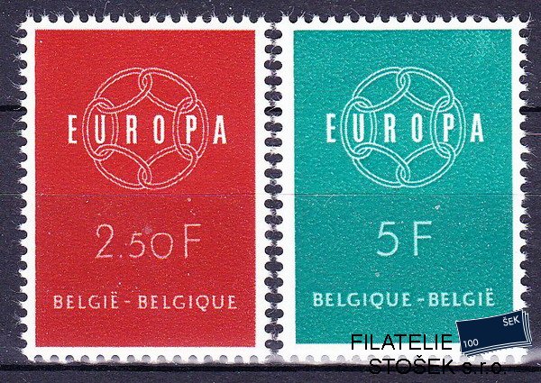 Belgie známky Mi 1164-5