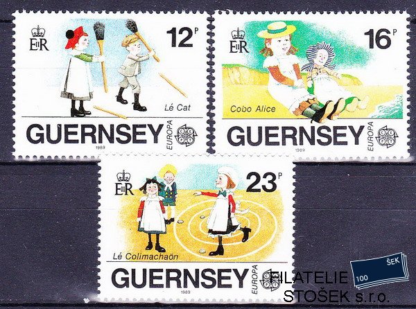 Guersney známky Mi 0449-51