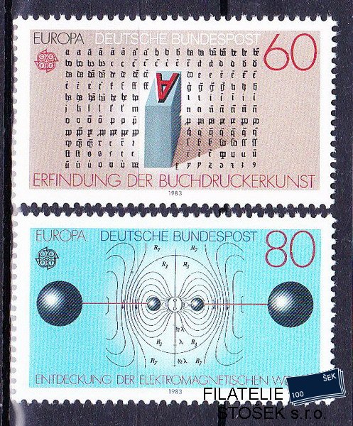 Německo známky Mi 1175-6