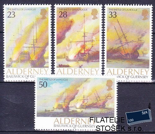 Alderney známky Mi 0055-8