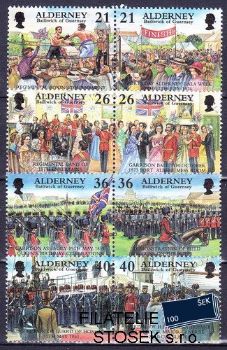 Alderney známky Mi 0158-65