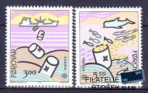 Faerské ostrovy známky Mi 0134-5