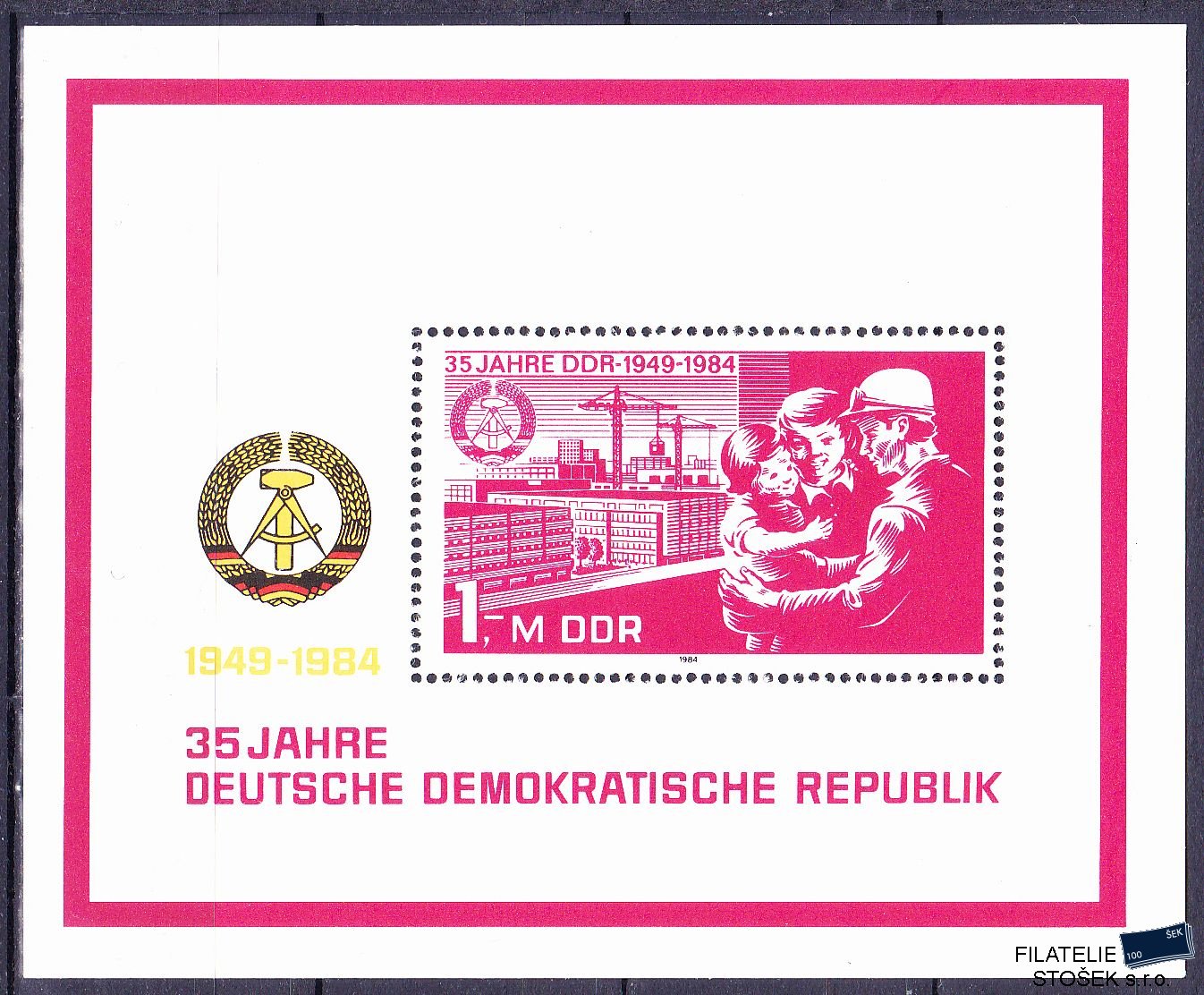 NDR známky Mi 2896 (Bl.78)