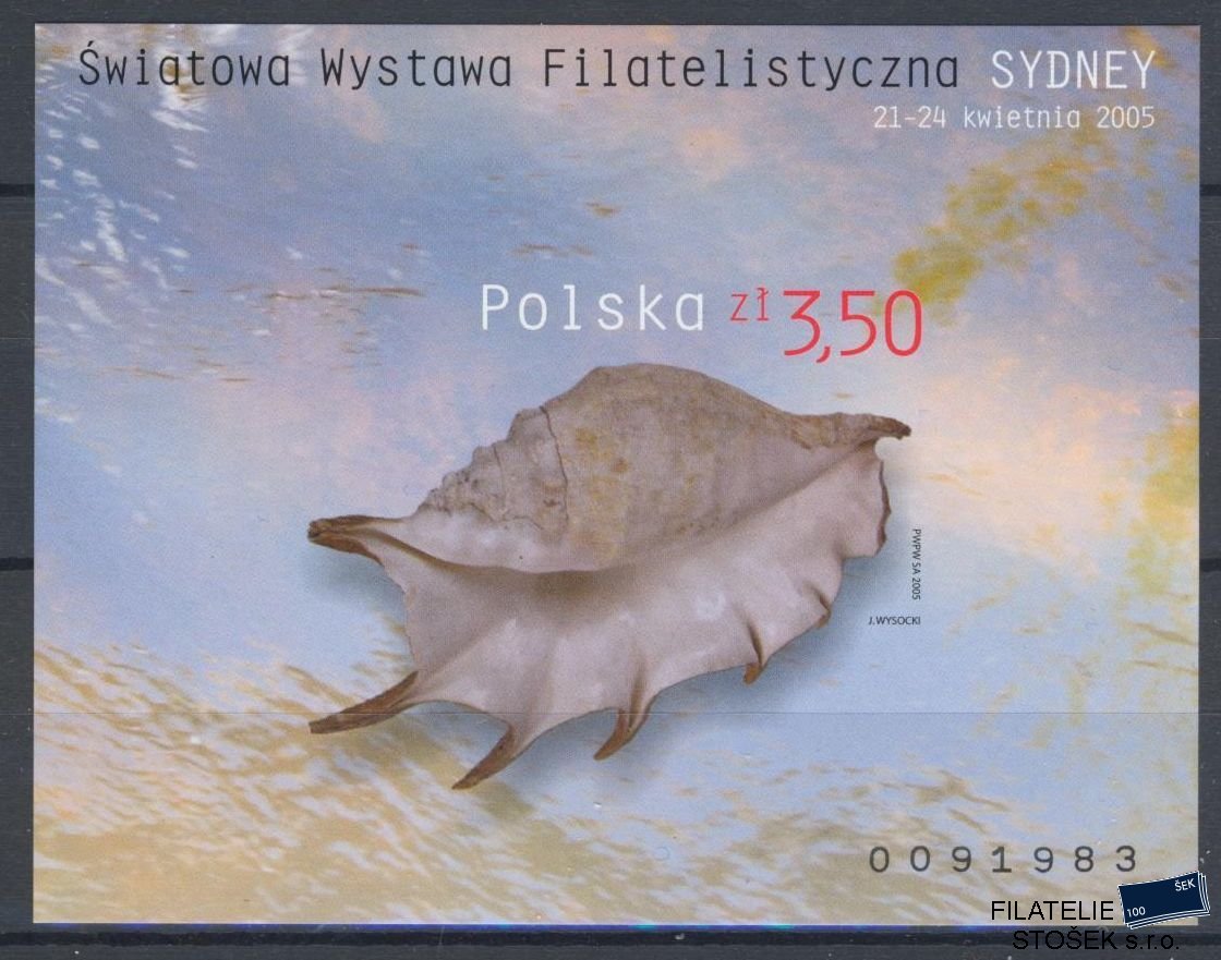 Polsko známky Mi 4180 B (Bl.161)