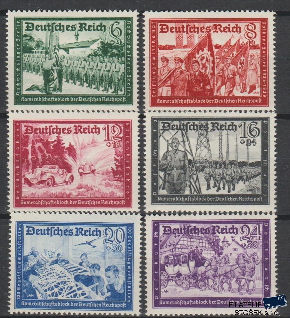 Deutsches Reich známky Mi 773-78