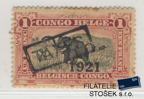 Belgické Kongo známky Mi 52 KVP Rez - Přetisk TAXE