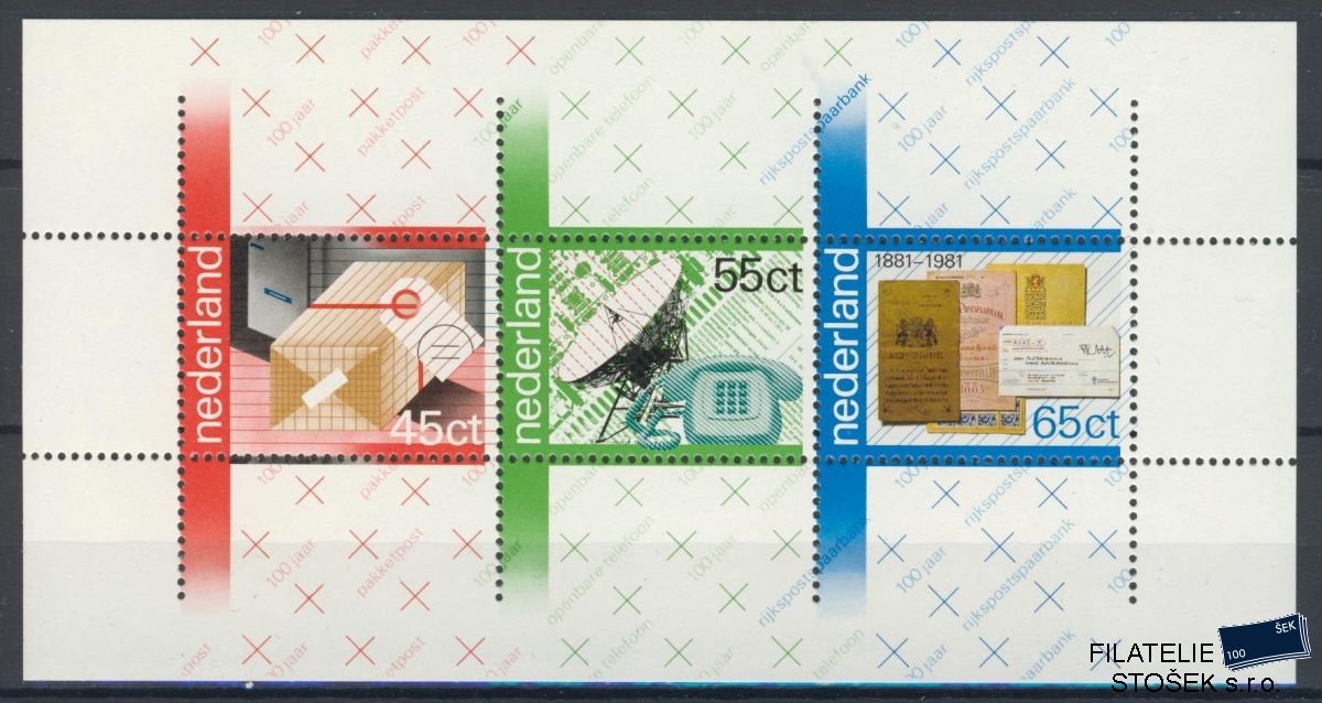 Holandsko známky Mi 1180-2 (Bl.22)