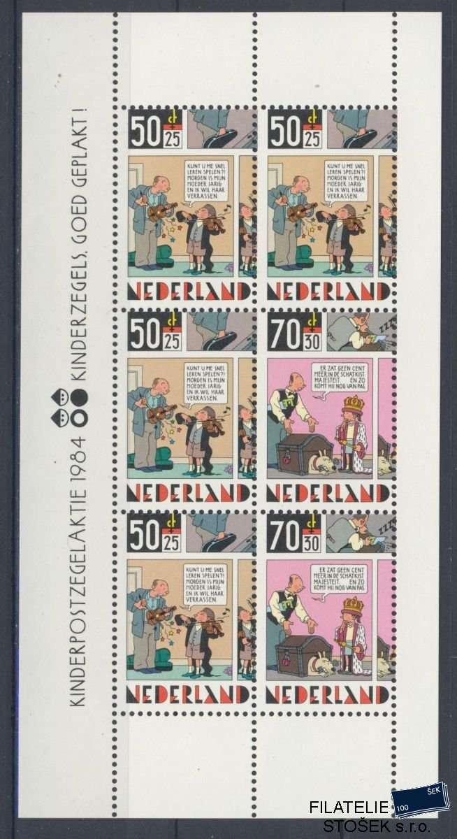 Holandsko známky Mi 1259-62 (Bl.27)