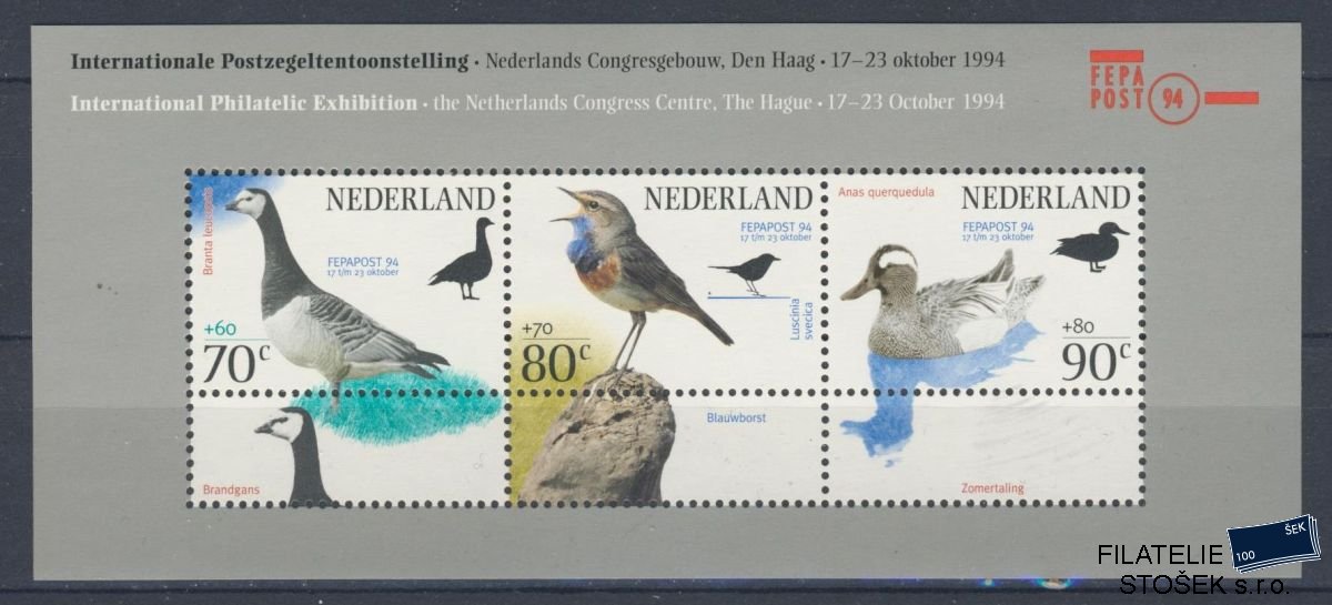 Holandsko známky Mi 1501-3 (Bl.41)