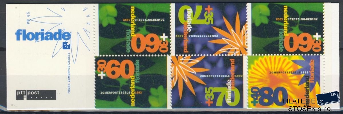 Holandsko známky Mi 1436-8 MH 46