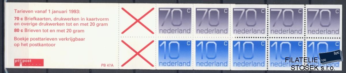 Holandsko známky Mi 1066+1415 MH 48