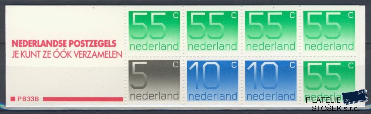 Holandsko známky Mi 1065-6+1183 MH 34