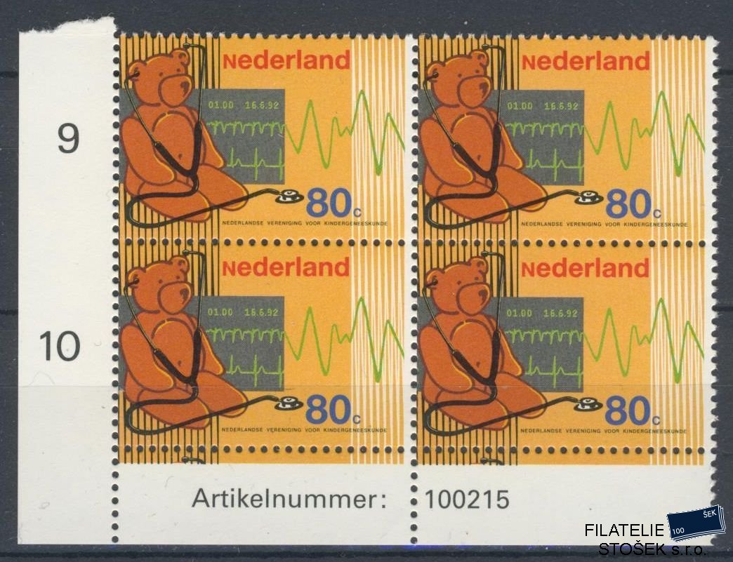 Holandsko známky Mi 1444 Čtyřblok