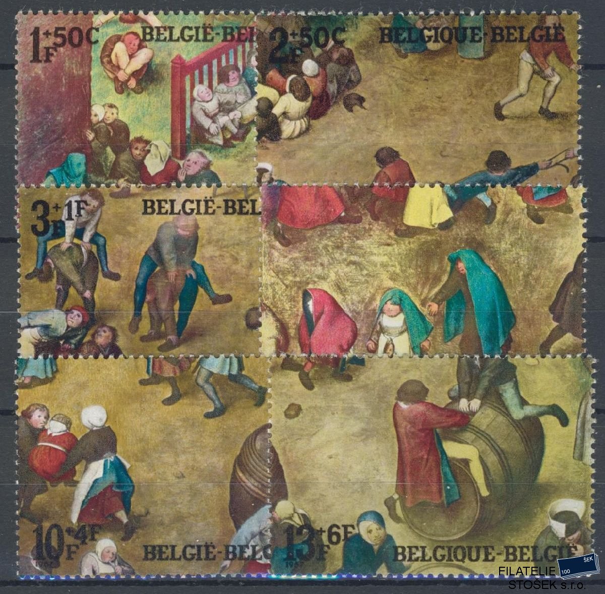 Belgie známky Mi 1494-99