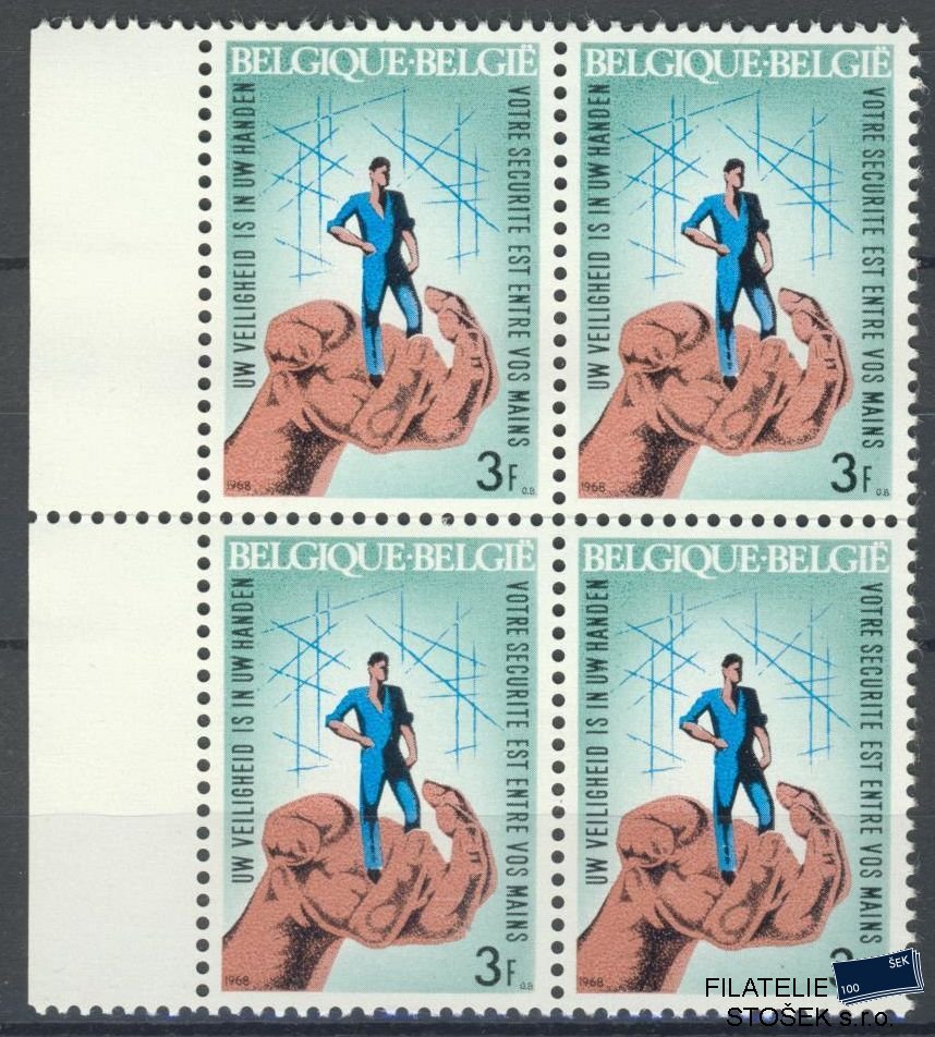 Belgie známky Mi 1500 4 Blok