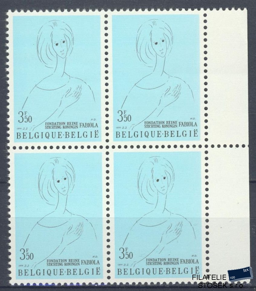 Belgie známky Mi 1605 4 Blok