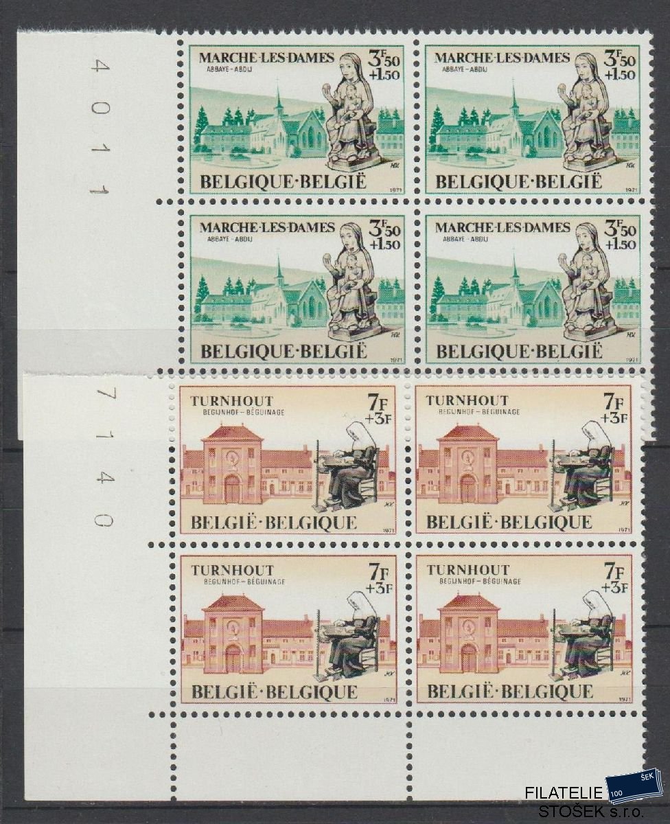 Belgie známky Mi 1629-30 4 Blok