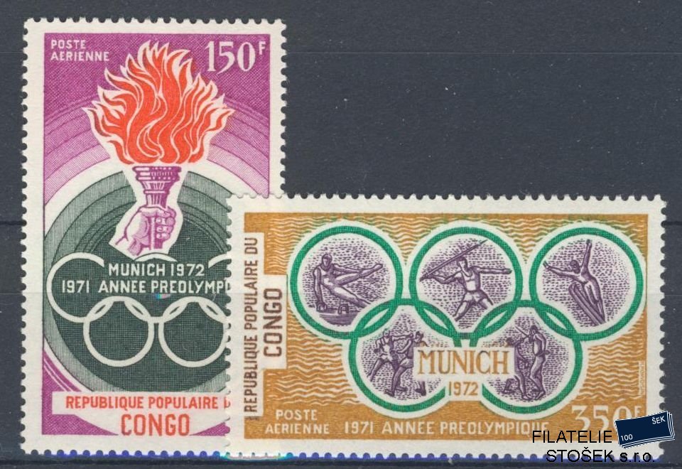 Congo fr. známky Mi 312-3