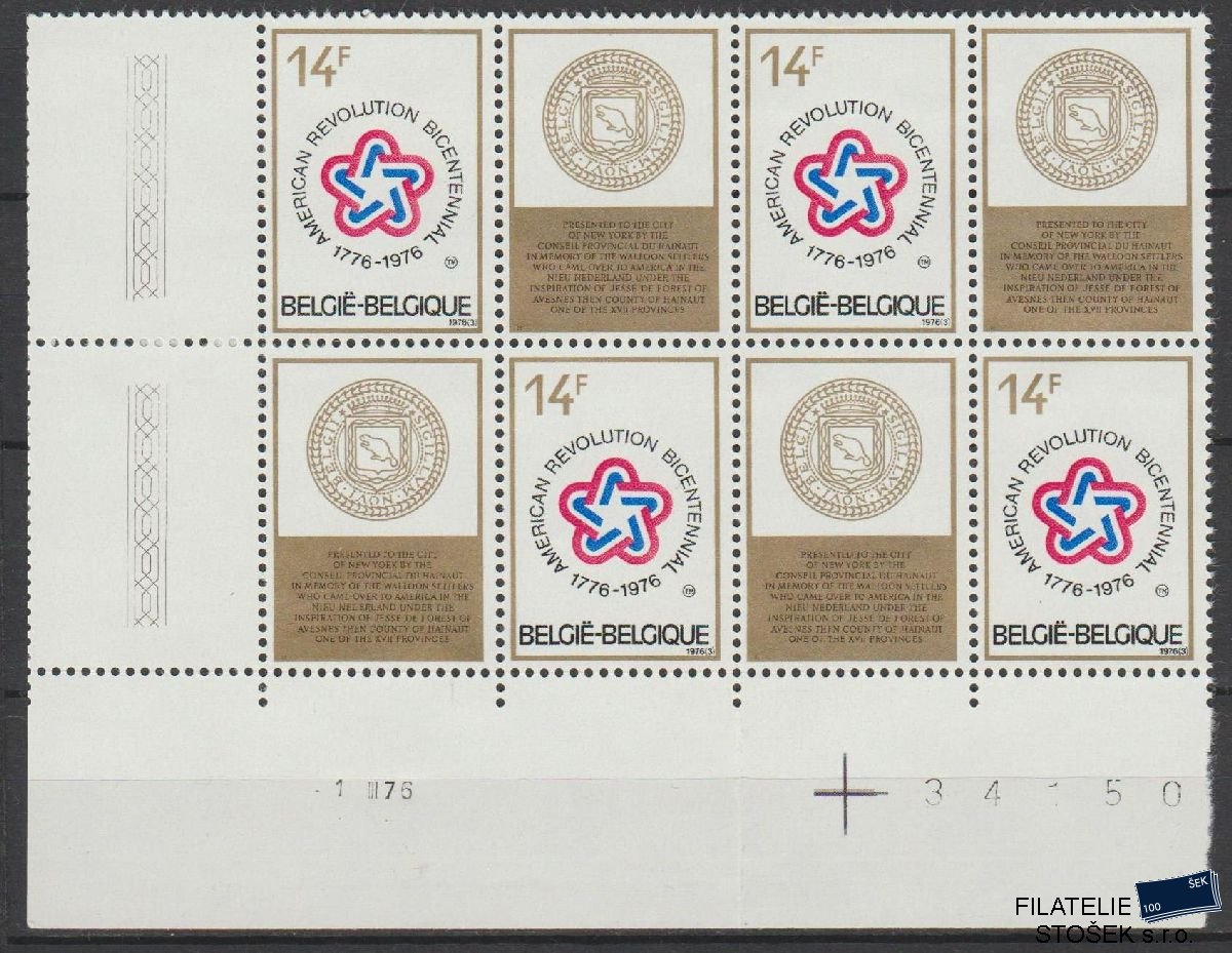 Belgie známky Mi 1849 4 Blok