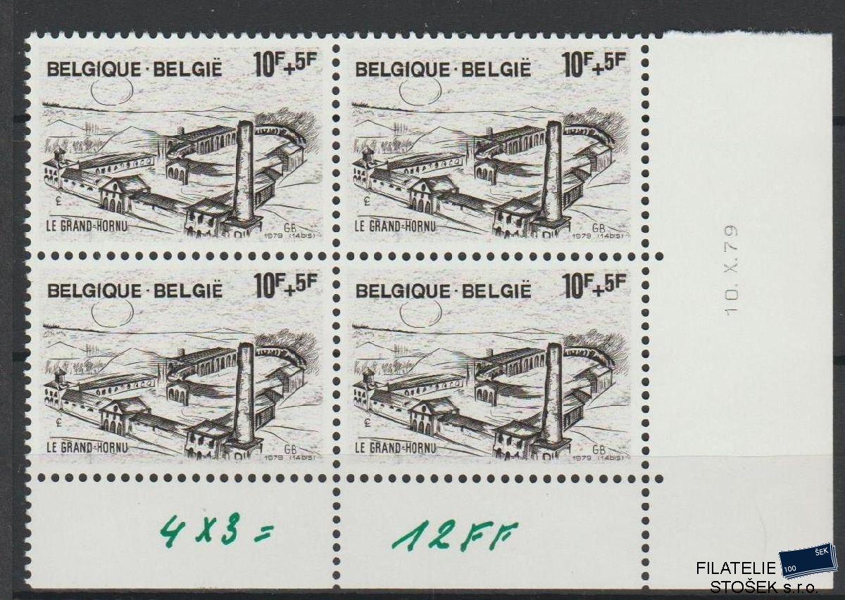 Belgie známky Mi 2002 4 Blok