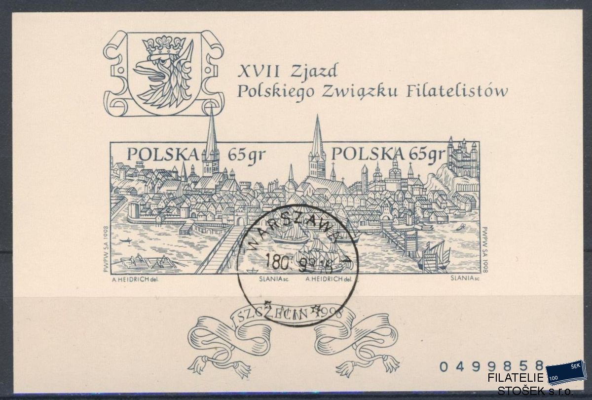Polsko známky Mi 3724-5 B (Bl.133 B)