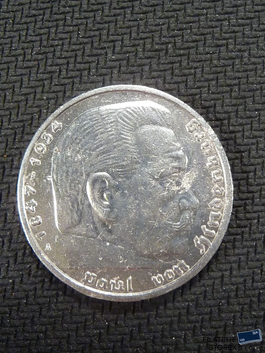 Deutsches Reich mince 5 Reichsmark - 1939 - A