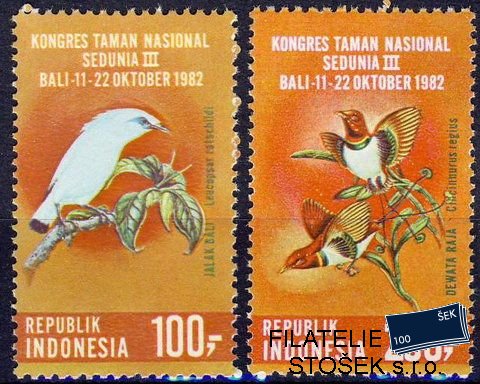 Indonésie Mi 1074-5+Bl.47