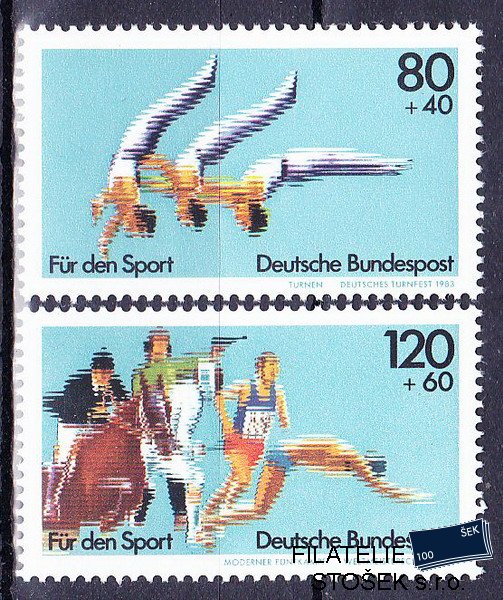 Bundes známky Mi 1172-3