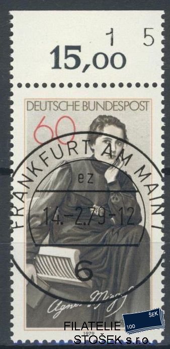 Bundes známky Mi 1001
