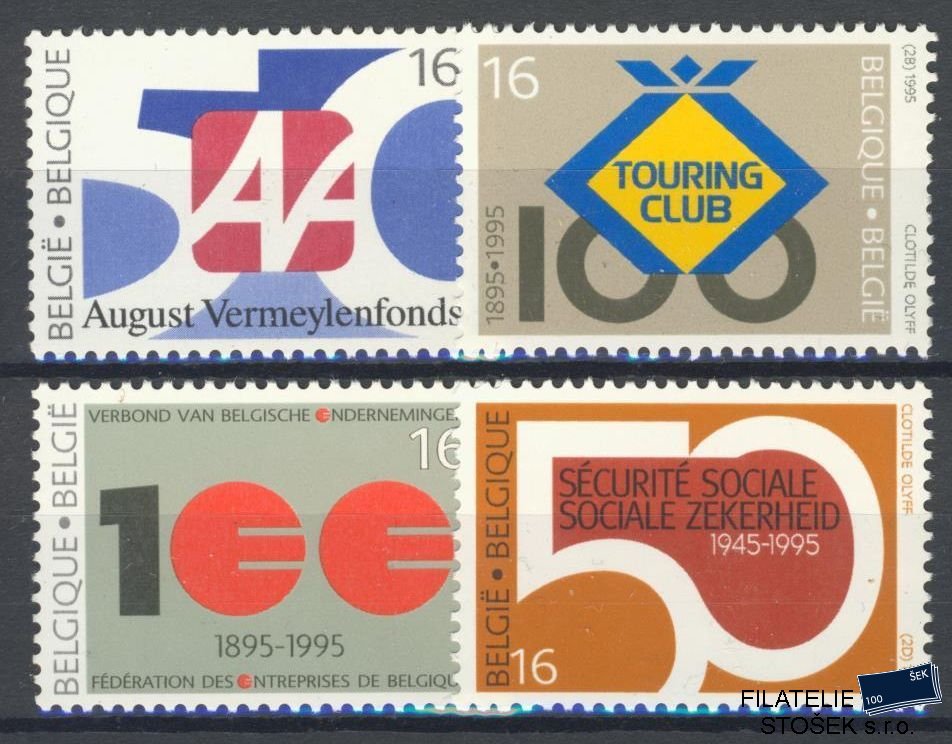 Belgie známky Mi 2637-40