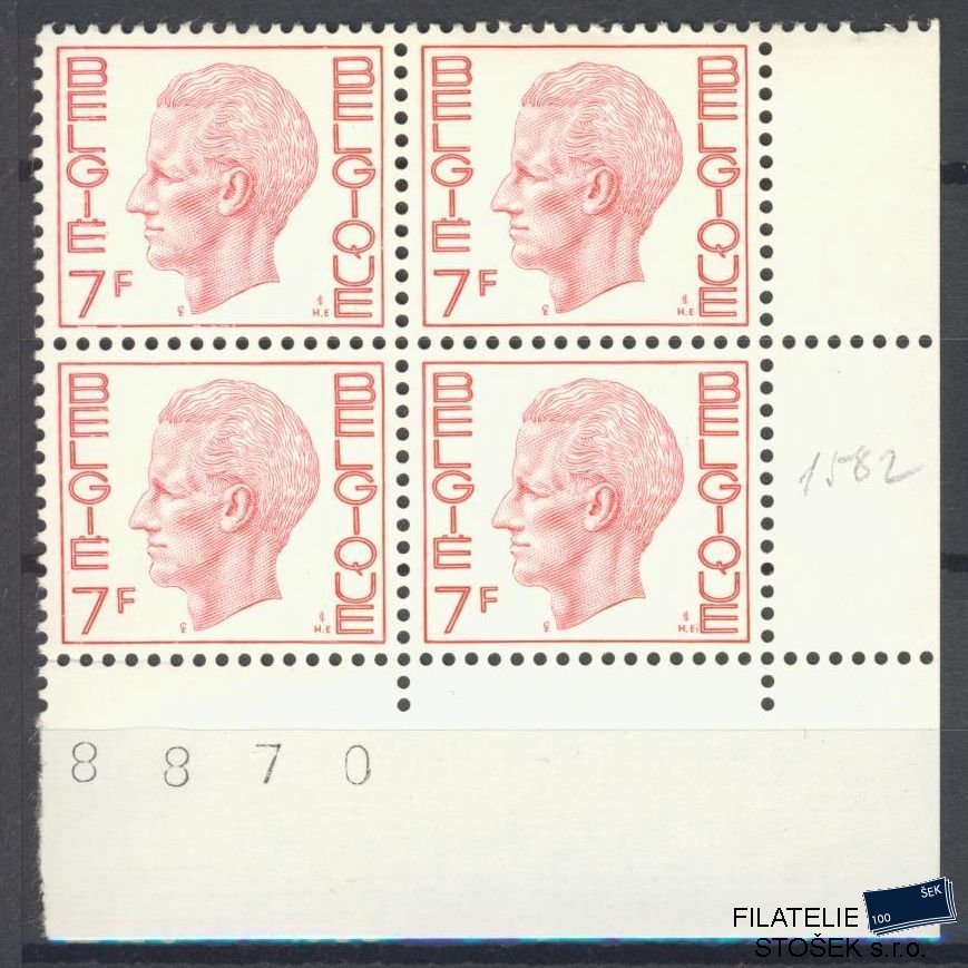 Belgie známky Mi 1638 4 Blok