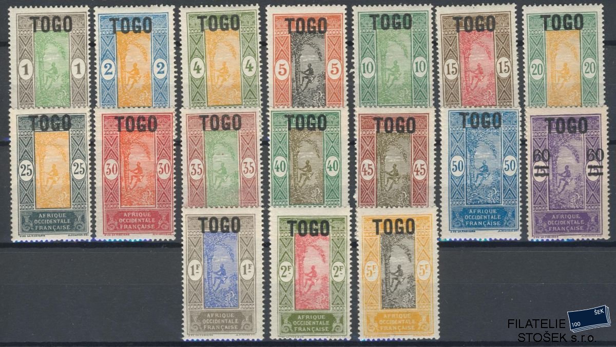 Togo známky Yv 101-18 NK
