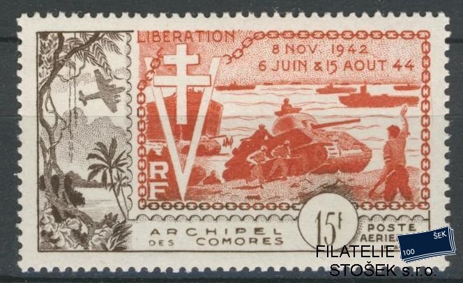 Comores známky Yv PA 04