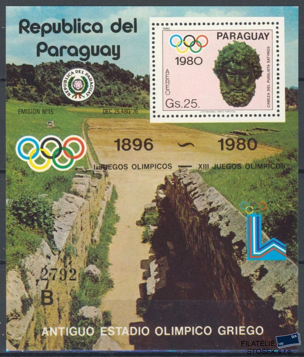 Paraguay známky Mi Bl.359
