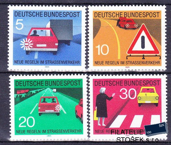Bundes známky Mi 670-3