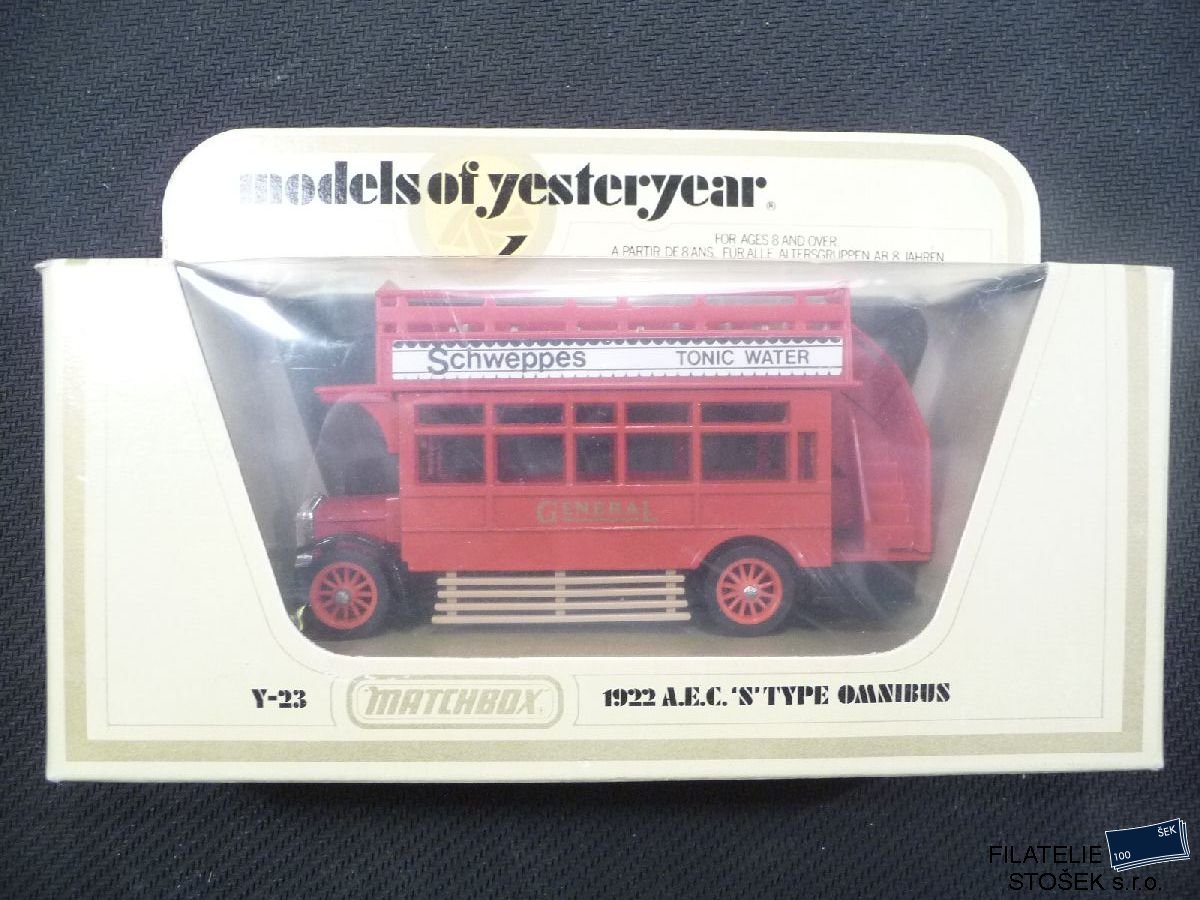 Matchbox Yesteryears Y - 23 - 1922 AEC S Type Omnibus
