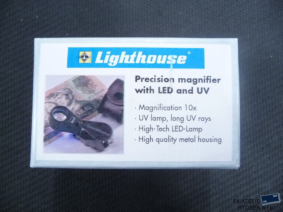 Světelná kapesní Lupa 10x  6 diodová