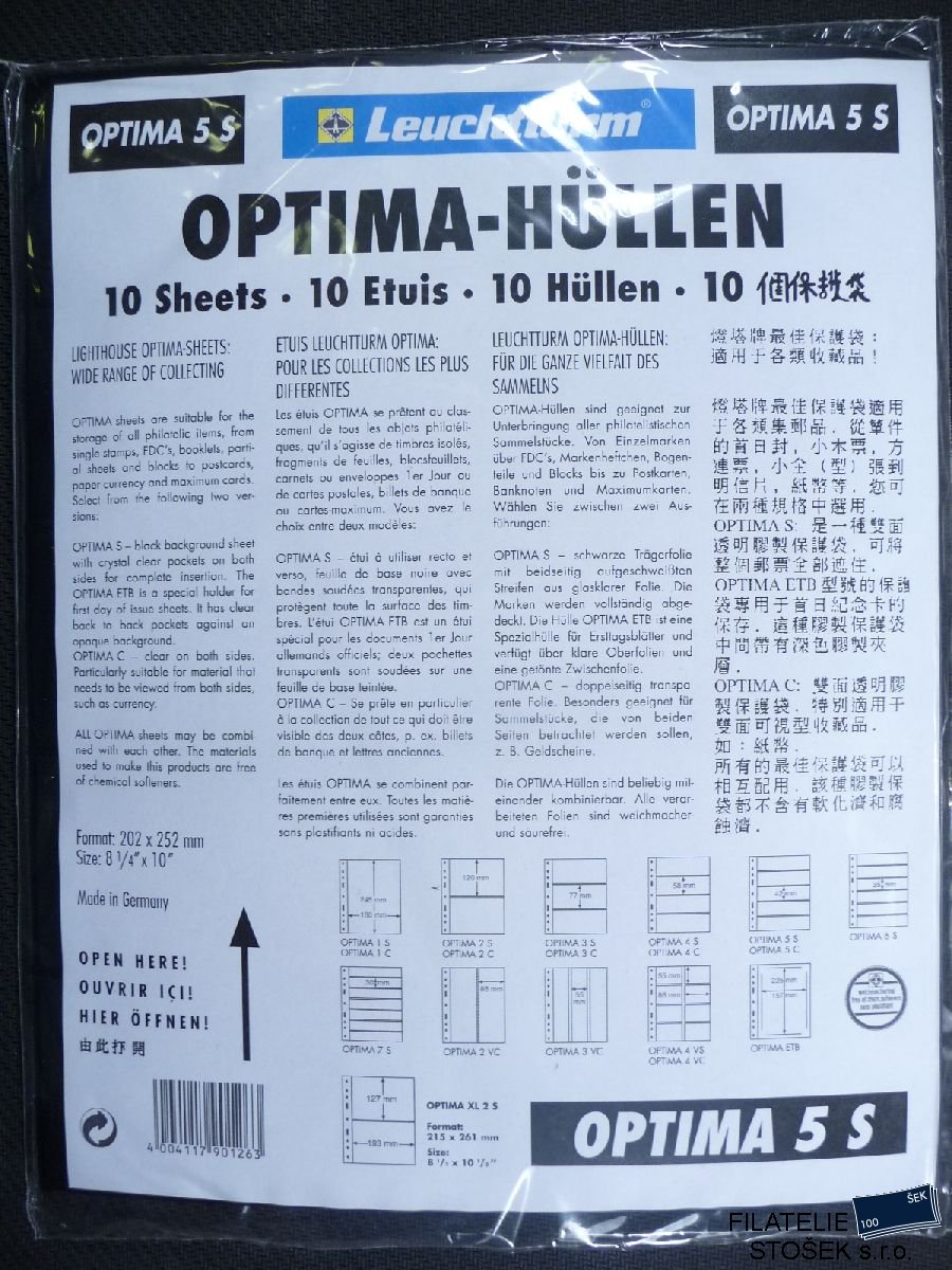Plastové listy OPTIMA 5S