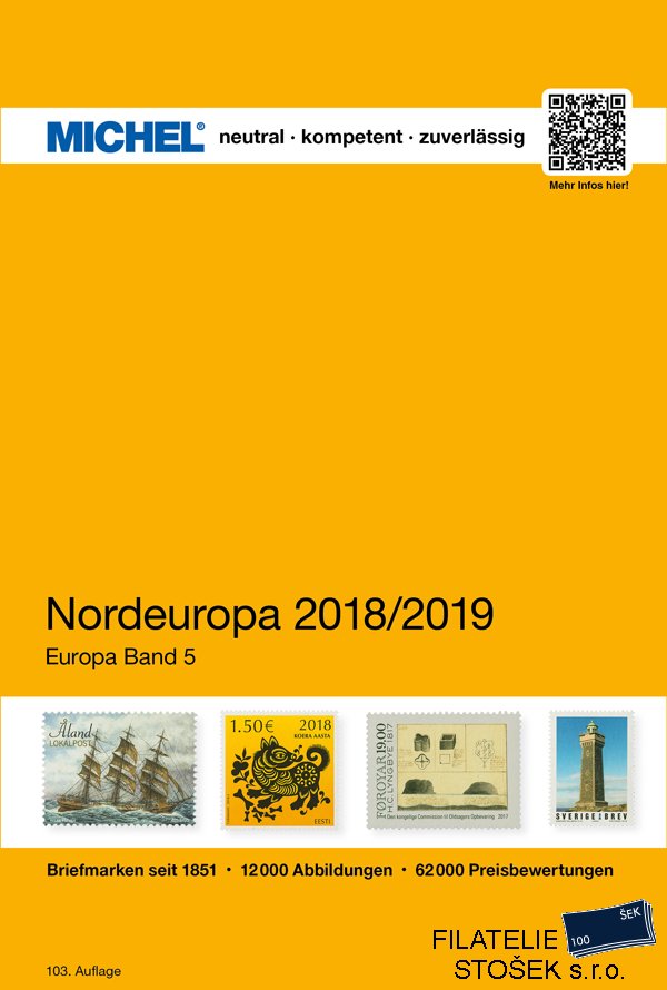 Katalog Michel - Nordeuropa 2018 - Díl 5