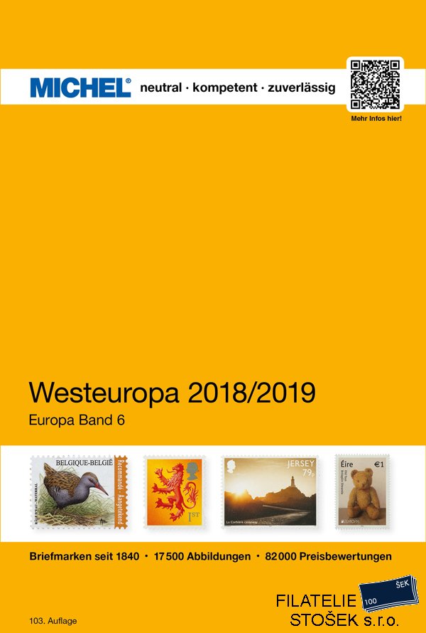 Katalog Michel - Westeuropa 2018 - Díl 6