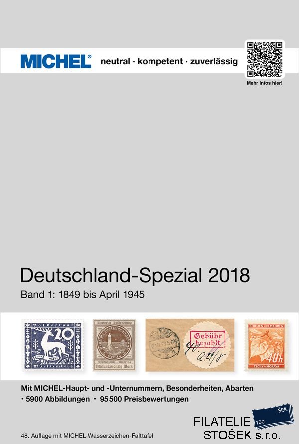 Katalog Michel - Deutschland Spezial 2018 - 1 Díl