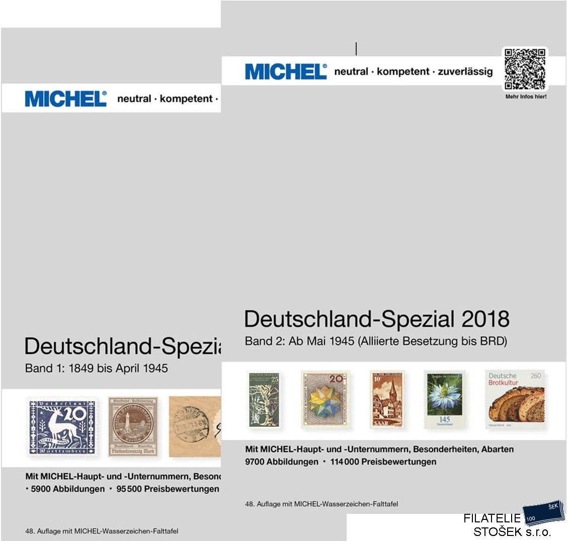Katalog Michel - Deutschland Spezial 2018 - 1+2 Díl