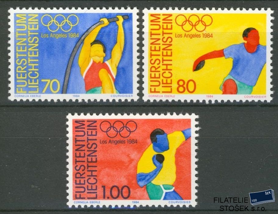 Liechtenstein známky Mi 846-8