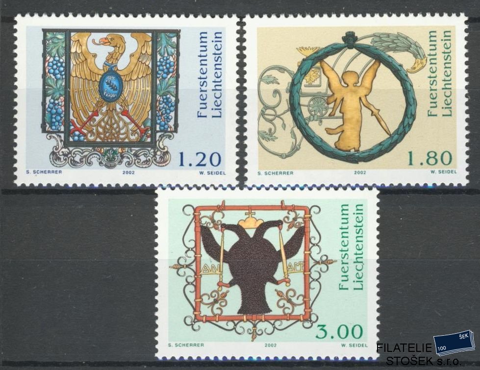 Liechtenstein známky Mi 1307-9