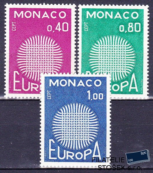 Monako známky Mi 977-9