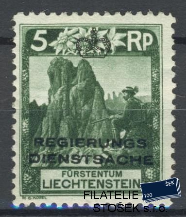 Liechtenstein známky Mi D 1 A