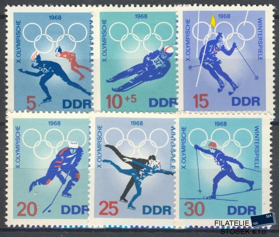 NDR známky Mi 1335-40